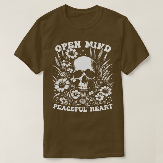 Offenes Geist Friedliches Herz 2 T-Shirt (Design vorne)