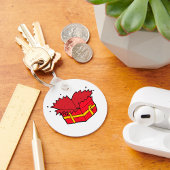 Offenes Geschenk Schlüsselanhänger