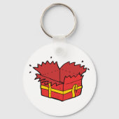 Offenes Geschenk Schlüsselanhänger (Vorderseite)
