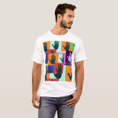 Offenes Hand-Symbol T-Shirt (Vorne ganz)