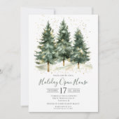 Offenes Haus für Wasserfarben Einladung (Vorderseite)