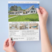 Offenes Haus Modernes Haus Flyer (Hand)