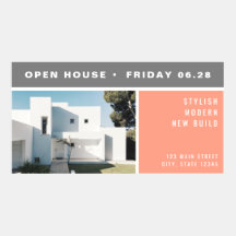Offenes Haus-modernes Zuhause, das Facebook Ad