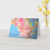 Offenes Herz Karte (Gelbe Blume)