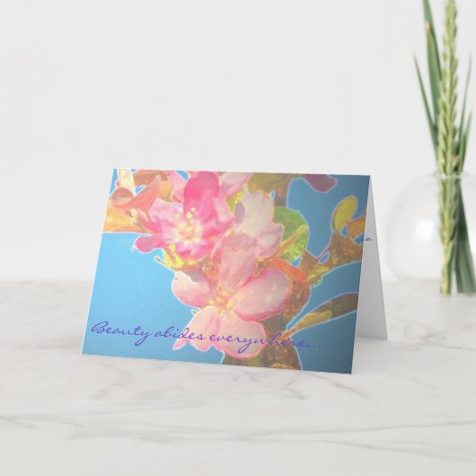 Offenes Herz Karte (Vorderseite)