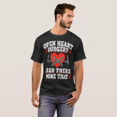 Offenes Herz Operation Bypass Awareness Heart Open T-Shirt (Vorne ganz)