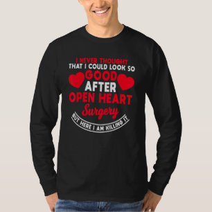 Offenes Herz Operation Quadruple Bypass Coronary A T-Shirt