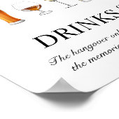 Offenes Hochzeitszeichen 8x10 Poster (Ecke)