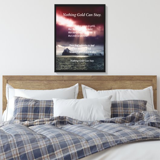 Offenes Meer Leinwanddruck (Insitu (Schlafzimmer))