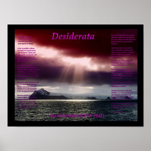 Offenes Meer Poster (Vorne)