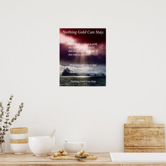 Offenes Meer Poster (Küche)