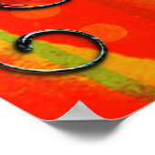 Offenes Mikrofon ohne Stoppmusik Poster (Ecke)