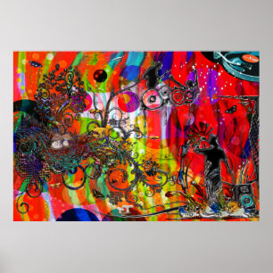 Offenes Mikrofon ohne Stoppmusik Poster