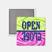 Offenes/Nahes Magnet (Vorderseite/Rückseite)