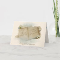 offenes Vintages Buch für 50 Jahre