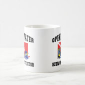 Offenes Wasser UNTERWASSERATEMGERÄT Lehrer Kaffeetasse (Mittel)