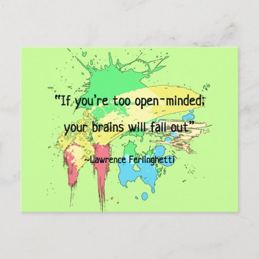 OFFENGEHALTEN POSTKARTE (Vorderseite)