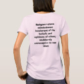 OFFENGEHALTEN T-Shirt (Rückseite)