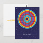 Offenheit Postkarte (Vorne/Hinten)