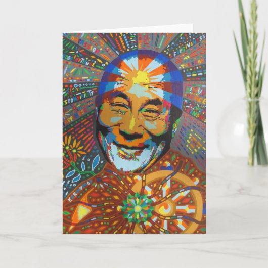 offenherziges Jahr 2009 als Grußkarte Karte (Vorderseite)