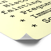 Offenlegung von Body Art Poster (Ecke)