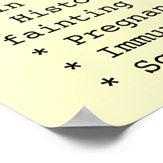 Offenlegung von Body Art Poster (Ecke)