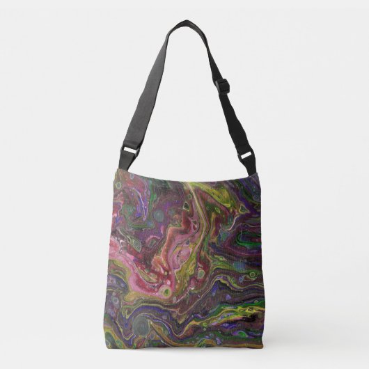 Offensichtlich Crazy Cool Paisley Abstrakt Tote Ba Tragetaschen Mit Langen Trägern (Vorderseite)