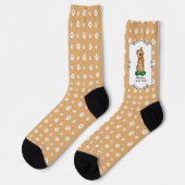 Offensichtlich habe ich Probleme - Funny Hund mit Socken (Linkes Detail)
