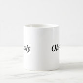 "Offensichtlich " Kaffeetasse (Mittel)
