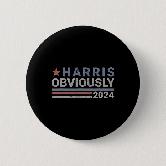 Offensichtlich - Kamala 2024 Button (Vorderseite)