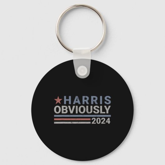 Offensichtlich - Kamala 2024 Schlüsselanhänger (Vorderseite)