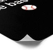 Offensichtlich mag ich Baseball Poster (Ecke)