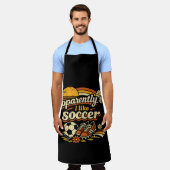 Offensichtlich mag ich Fußball Schürze (Getragen)