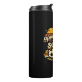 Offensichtlich mag ich Fußball Thermosbecher (Nach links gedreht)