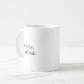 Offensichtlich mag ich Softll _3 Kaffeetasse (Vorderseite Links)
