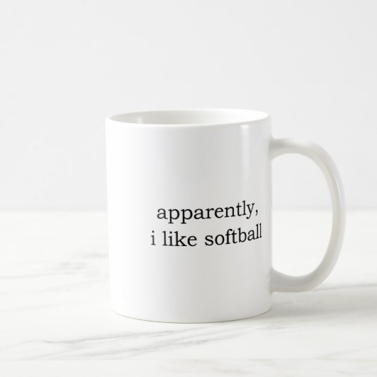Offensichtlich mag ich Softll _3 Kaffeetasse (Rechts)