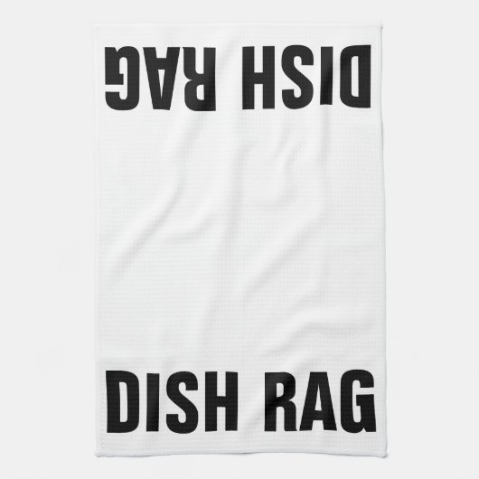 Offensichtliches DISH RAG Geschirrtuch (Vertikal)