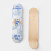 Offensichtliches Projekt Alte Schuldeck Skateboard (Vorderseite)