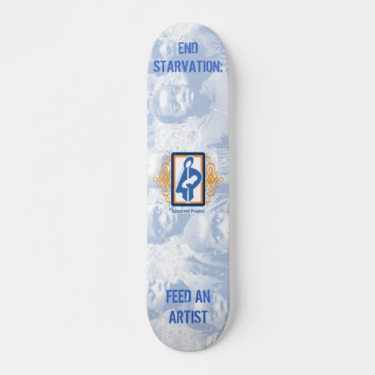 Offensichtliches Projekt Alte Schuldeck Skateboard (Vorne)