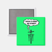 Offensivatheismus Magnet (Vorderseite/Rückseite)