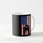 Offensive D-Line Fußball Pittsburgh Lineman Ameri Kaffeetasse (VorderseiteRechts)