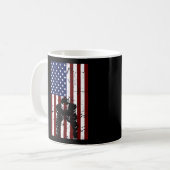 Offensive D-Line Fußball Pittsburgh Lineman Ameri Kaffeetasse (Vorderseite Links)