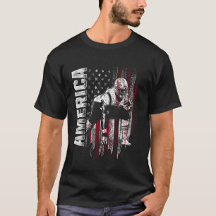 Offensive Defensive des Football Lineman America F T-Shirt