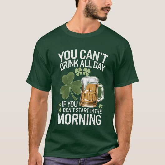 Offensive irische Funny Drink T - Shirt (Vorderseite)