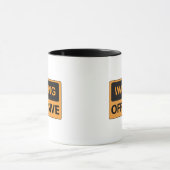 Offensive Kaffee-Tasse warnen Tasse (Zentrum)
