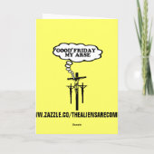 Offensive Karfreitag Karte (Rückseite)