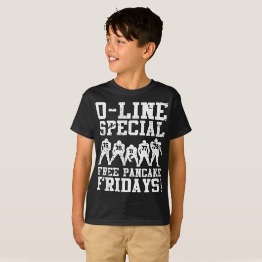Offensive Line Football Lineman Funny T-Shirt (Vorne ganz)
