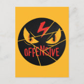Offensive Postkarte (Vorderseite)
