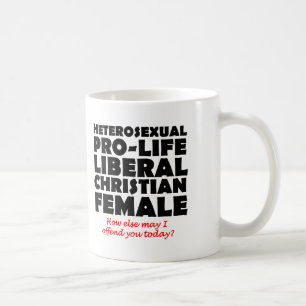 Offensive Prolife Female Christliche Tasse Spaß