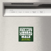 Offensive Prolife Male Christlicher Kühlschrankmag Magnet (In Situ (Geschirrspüler))